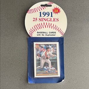 1991 Baseball Card Singles Pack